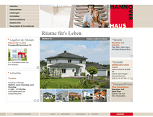 Tablet Screenshot of hannover-haus.de